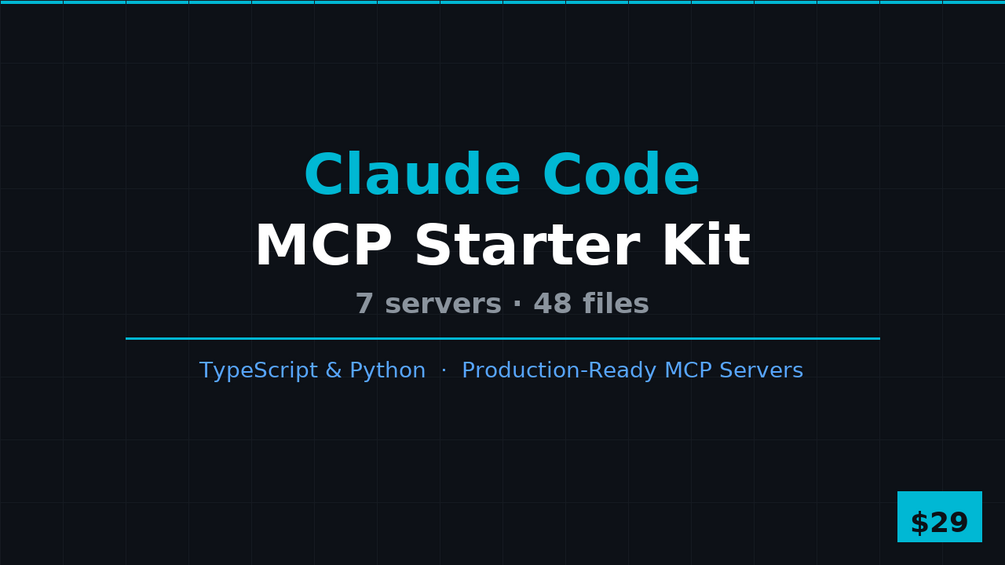 Claude Code MCP Starter Kit cover